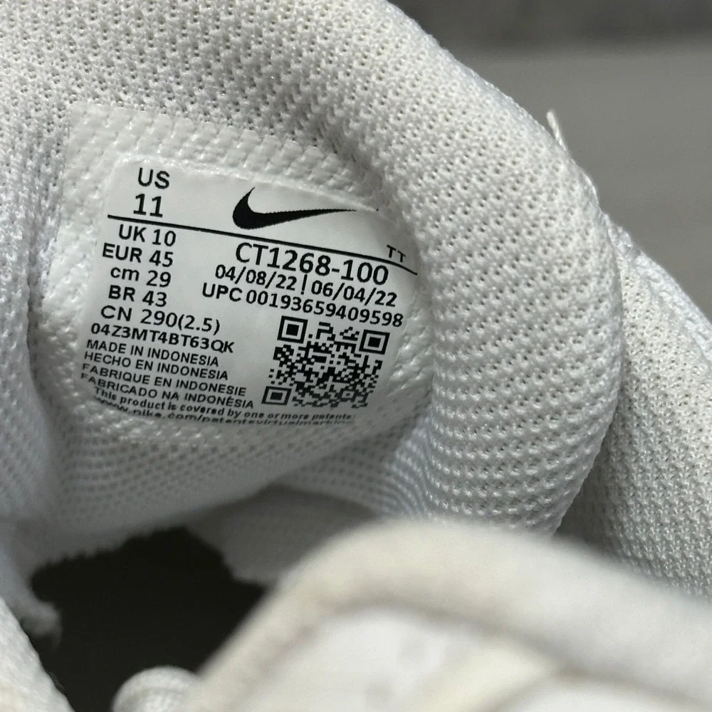 Nike‎ Air Max 95 Mens Size 11 White CT1268-100 Running Athletic Shoes